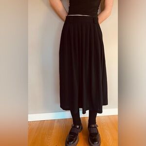 Vintage 1980’s rayon/polyester -black